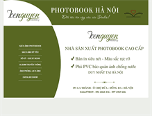 Tablet Screenshot of photobookhanoi.com